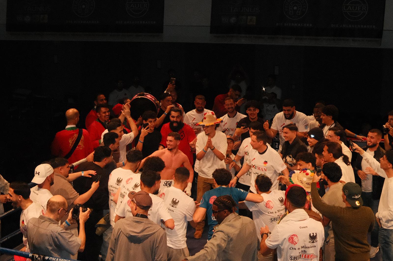 Community celebration in the ring